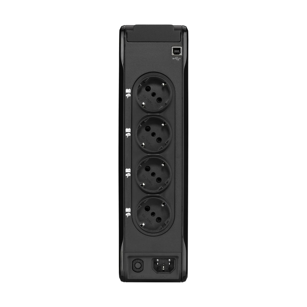 Eaton 3P Ellipse off-line UPS USB DIN, 1300VA/840W, input: C14, outputs: (4) Schuko, (4) Schuko surge only, USB charge, tower