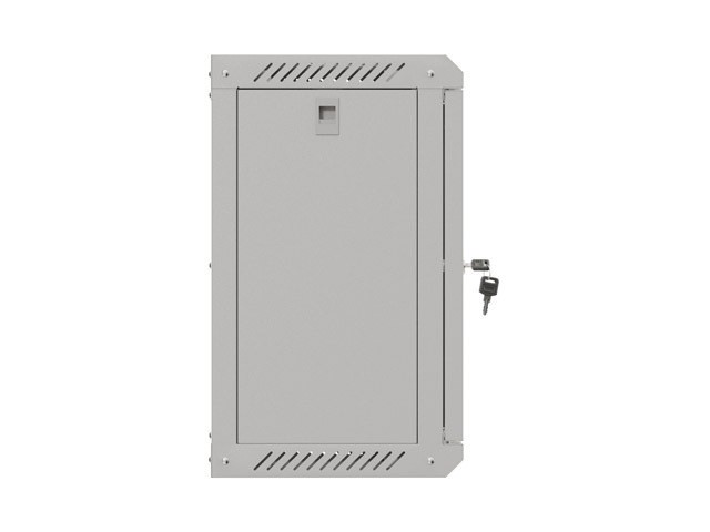 Lanberg 10&quot; wall-mount rack cabinet 9U/300*300 with glass door, grey, flatpack