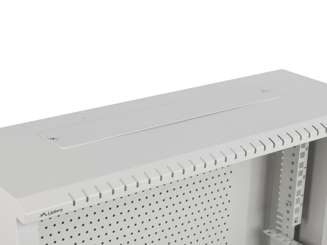 Lanberg wall-mount rack cabinet 19&quot; 4U+3U/540*2++ low-profil, grey, assembled