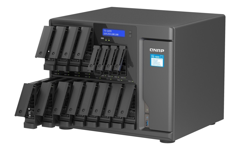 QNAP Server NAS TS-1655-8G Intel Atom C5125 8 GB UDIMM DDR4