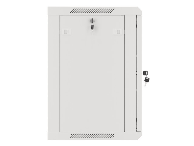 Lanberg 19" wall-mount rack cabinet, 12U 600*450, steel doors, grey, flat-pack