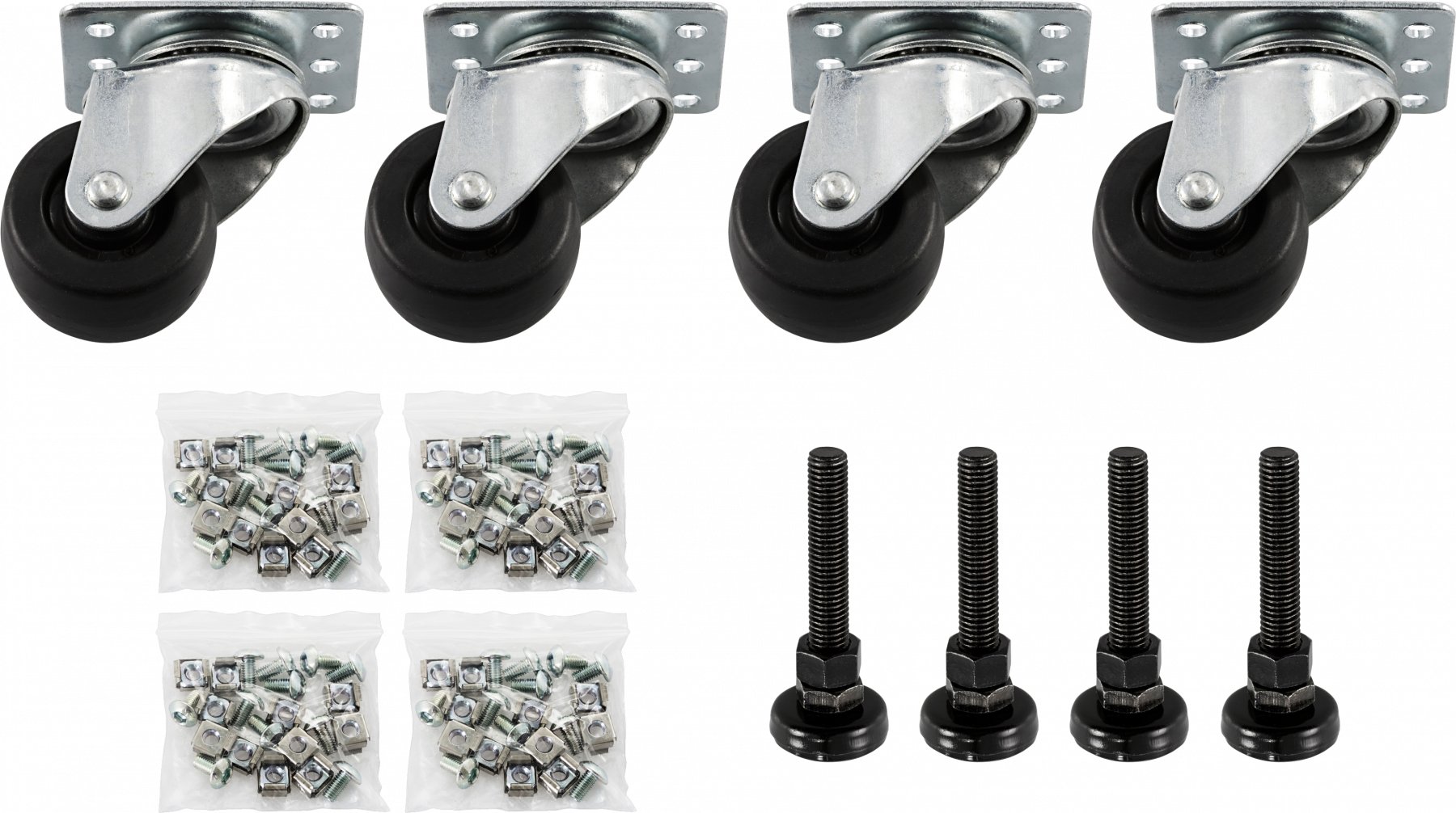 Toten System G 42U 19" rack, 600*1000, perforated doors, black