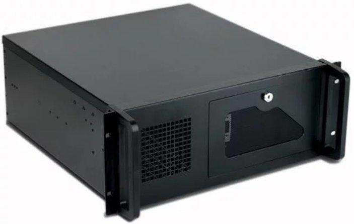 Netrack 19" 4U server chassis, microATX/ATX, black, 482*177*450mm