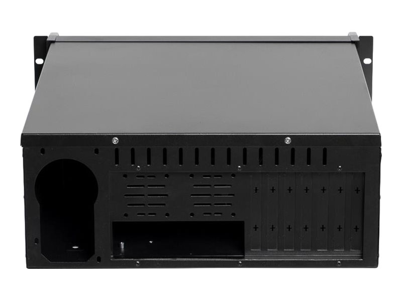 Netrack 19" 4U server chassis, microATX/ATX, black, 482*177*450mm