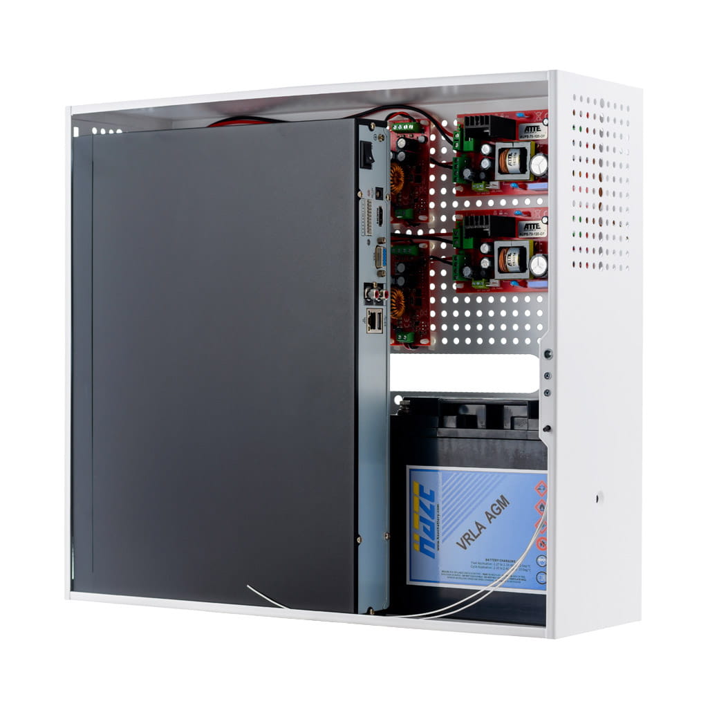 Buffer kit for up to 17 IP cameras, PoE switch 17P+1UP