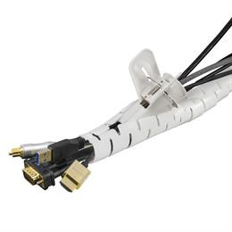 Nylon wire tube with 25mm diameter tool, 10m, white