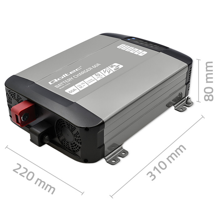 Monolith professionaalne akulaadija, LiFePO4 AGM GEL SLA 60A, 12V