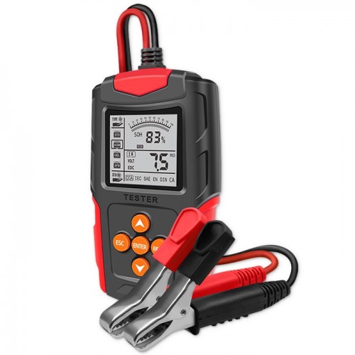 Digitaalne akutester 12V, 24V, 3Ah, 200Ah, LCD