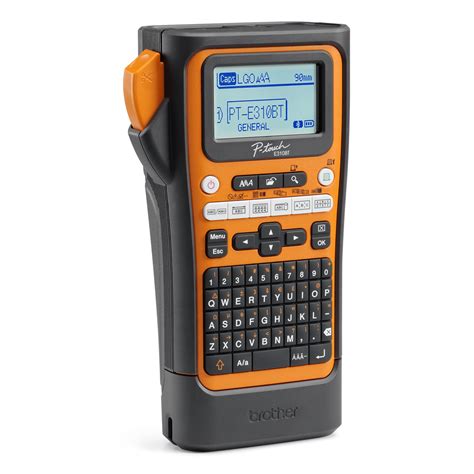 Brother PTE310BTVP handheld industrial label printer with Bluetooth® &amp; USB-C® connectivity, up to 18mm