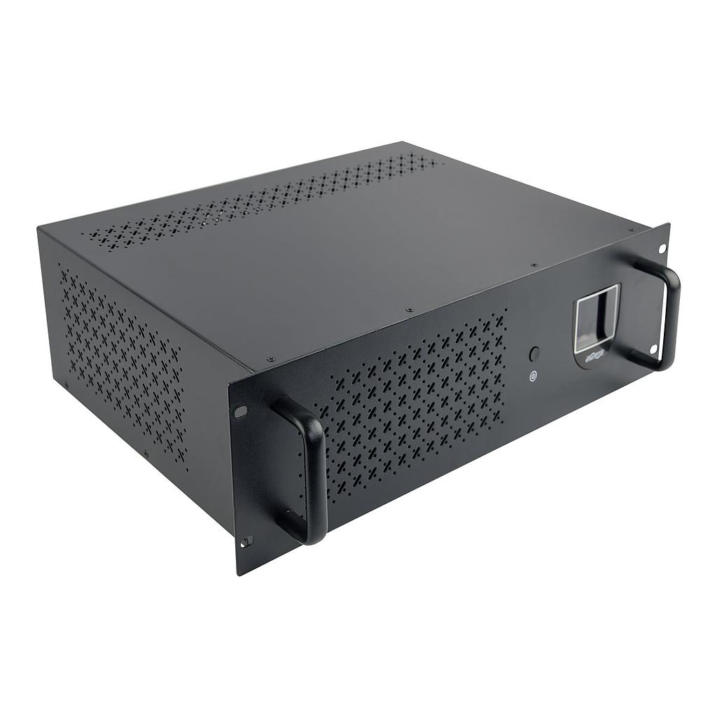 Energenie by Gembird line-interactive UPS 1200VA/720W, 2*Schuko 3*IEC 230V out, 3.4U rackmountable, USB, LCD display