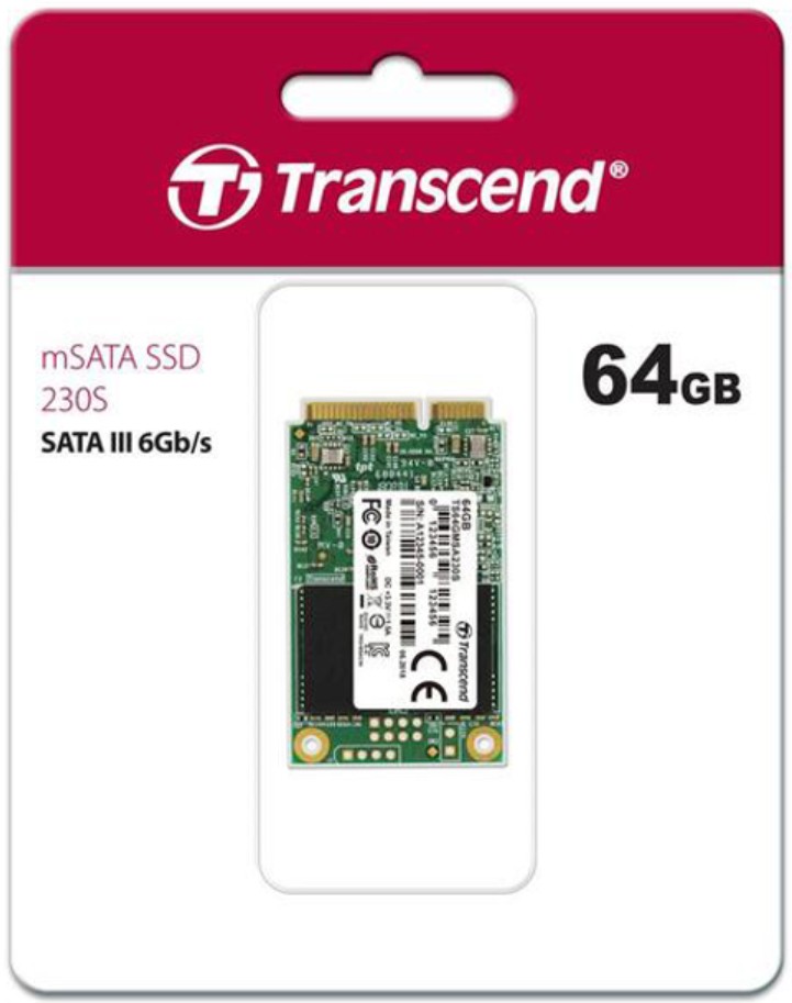 Transcend 64GB mSATA SSD