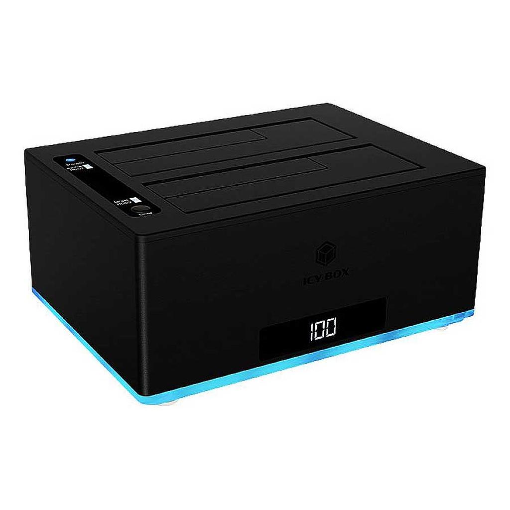 Raidsonic docking &amp; cloning station IcyBox 2.5&quot;&amp;3.5&quot; SATA, USB3.0 TypeA