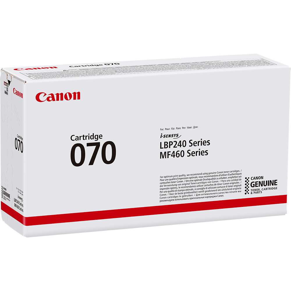 Canon 070 black toner cartridge, 3000lk