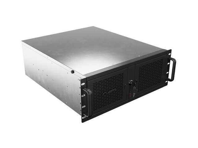 Lanberg 19" 4U rackmount server chassis ATX 520/12, black