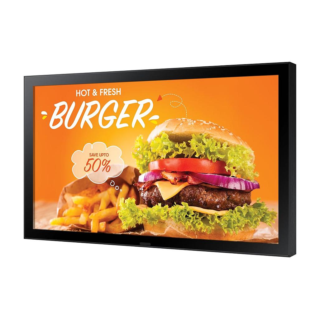 Samsung OH24B outdoor LCD 24" FHD 16:9 IP56 rated display kit with protection glass 1500nits 2*USB 2.0 RJ45 HDMI