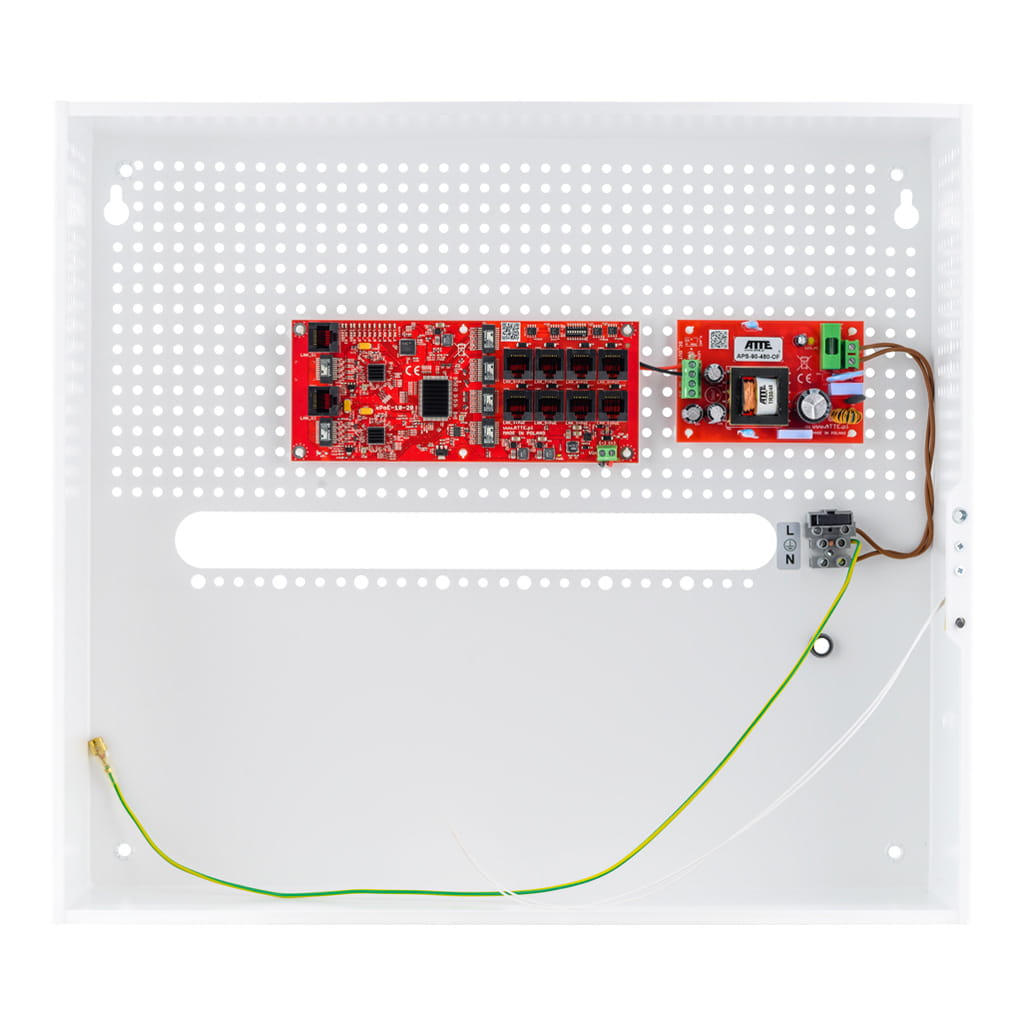 Kit for 8 IP cameras, 8P+2G PoE switch