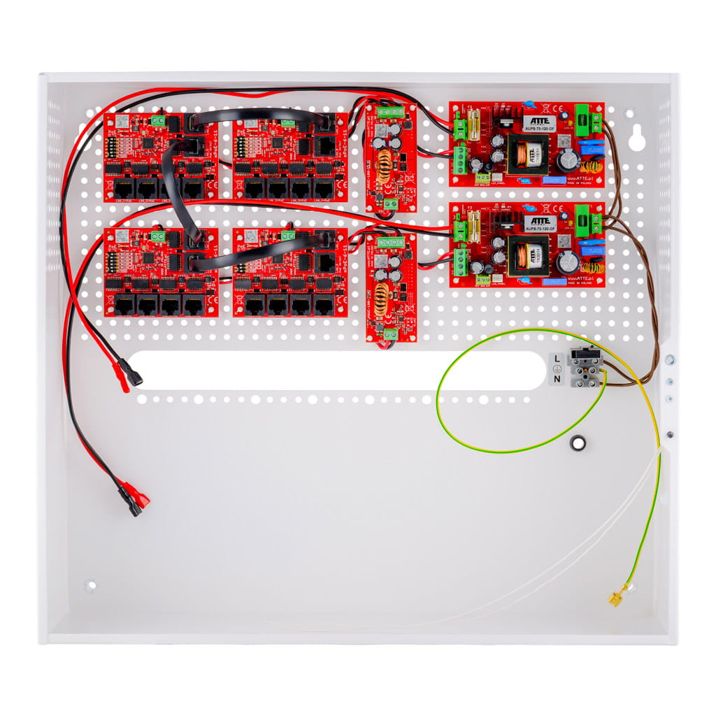 Buffer kit for up to 17 IP cameras, PoE switch 17P+1UP