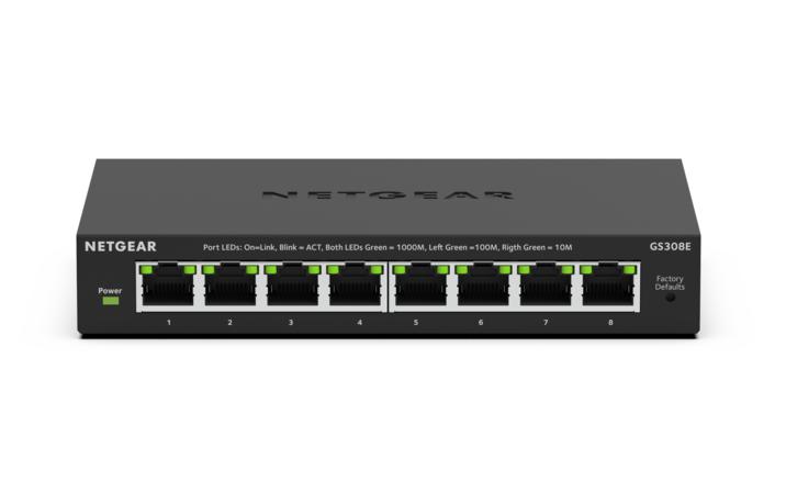 Netgear 8-port Gigabit Ethernet managed switch GS308E