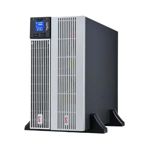 APC Easy UPS on-line, 6kVA/6kW, lithium-ion, rack/tower 5U, 230V, 1 hard wire (1P+N+E) outlet, intelligent card slot, extended runtime, Ww/ rail kit