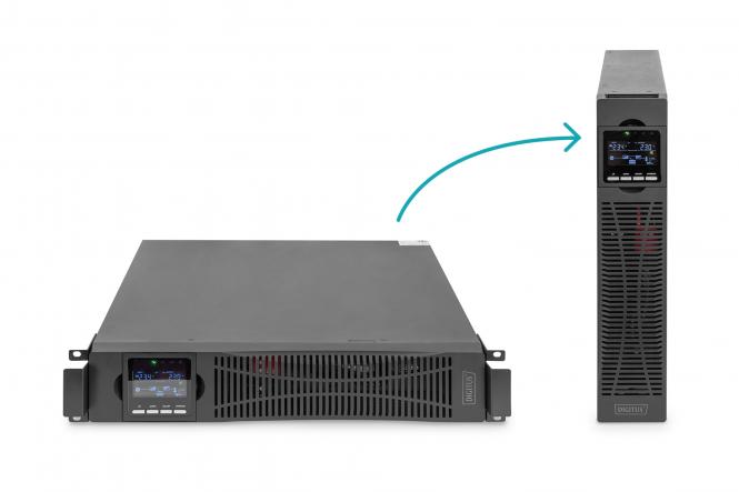 VFI, 2000VA/2000W online UPS rack/tower,3min@full load,230V,50Hz,RS232,USB,COM slot