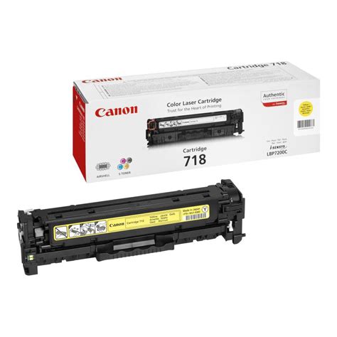 Canon CRG-718Y catridge yellow LBP7200C