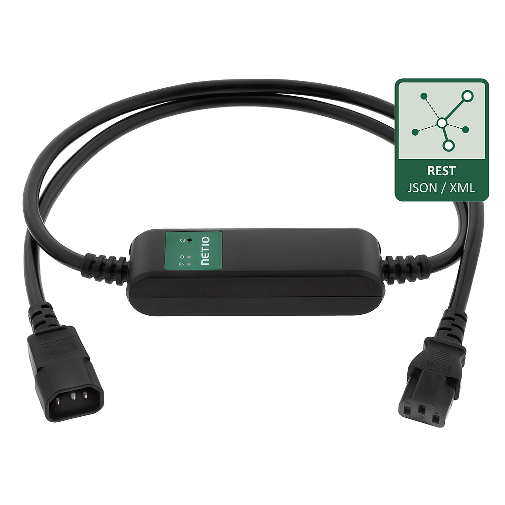 Smart PDU 1x 240V/16A extension cord with WiFi connectivity, IEC-320 C13/C14