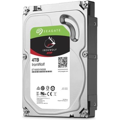 Seagate 3.5" NAS HDD IronWolf 4TB, 5400rpm, 6Gb/s SATA, 256MB cache, 24*7, CMR