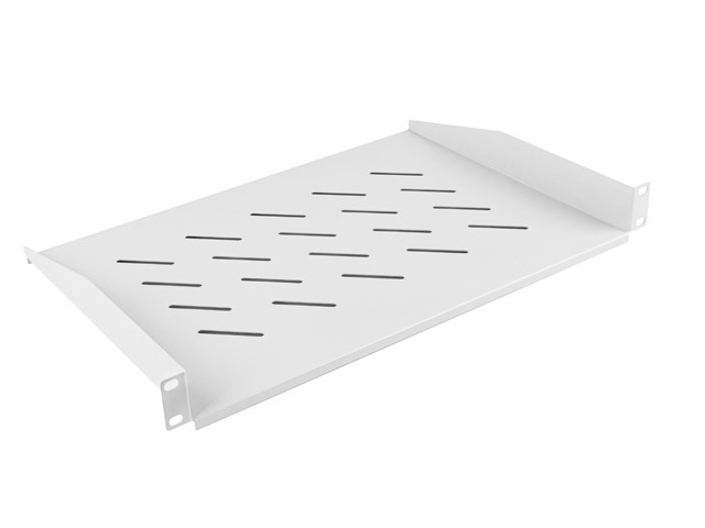 19" fixed shelf 1U, 483*315mm, gray, up to 25kg, Lanberg