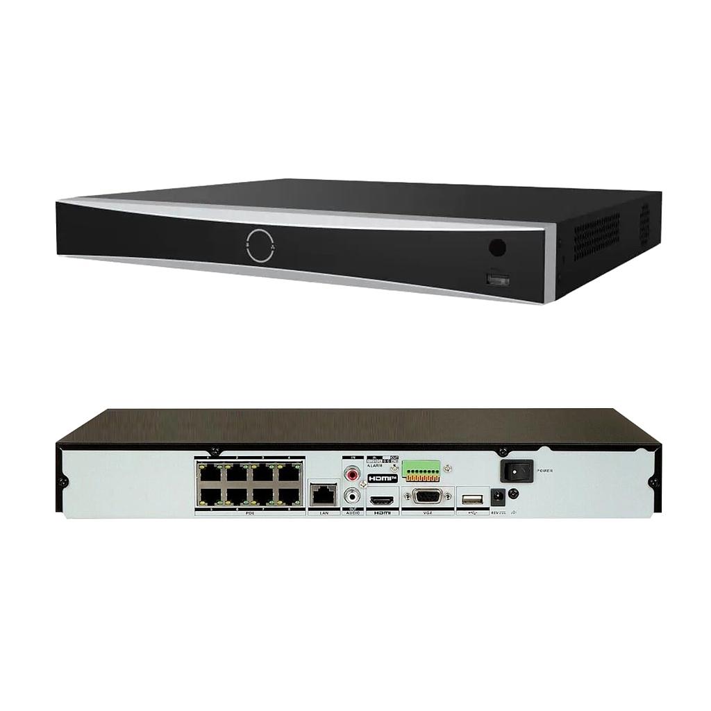 Hikvision 8-ch PoE 1U K series AcuSense 4K NVR