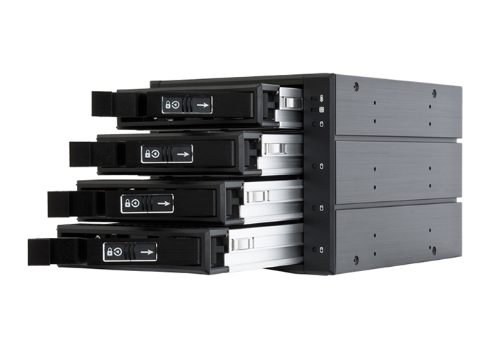 Chieftec SATA/SAS backplane CBP-3141SAS, 3*5.25&quot; bays for 4 SAS/SATA HDDs, hot-swap, full aluminium