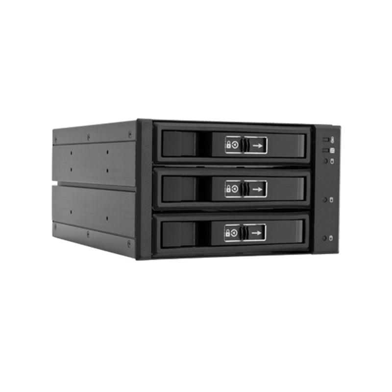 Chieftec SATA/SAS backplane CBP-2131SAS, 2*5.25&quot; bays for 3 SAS/SATA HDDs, hot-swap, full aluminium