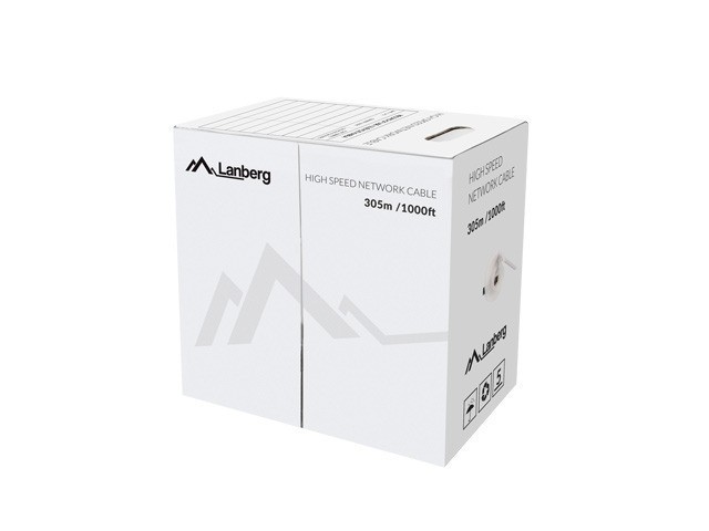 Lanberg LAN cable UTP Cat6 305m solid CU fluke passed