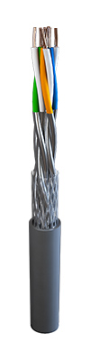 Cat.7 S/FTP Marine Approved 4 x 2 x AWG 23/1 HFFR-LS Black UV resistant 1000m