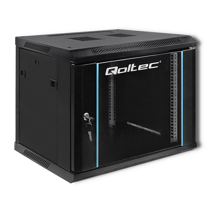 Qoltec rack cabinet 19&quot; 9U 600*501mm