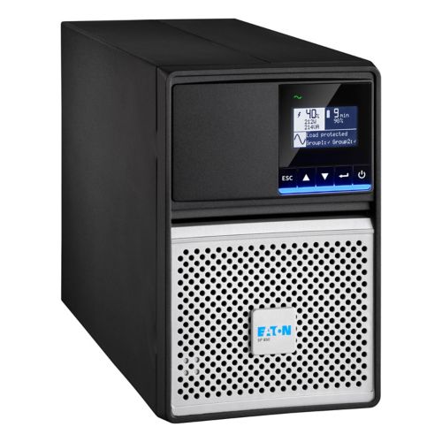 Eaton 5P Gen2 line-interactive UPS, 850VA/680W, input: C14, outputs: (6) C13, tower