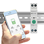 Qoltec Tuya Wi-Fi DIN rail relay with electricity meter 63A