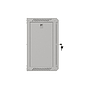 Lanberg 10" wall-mount rack cabinet 9U/300*300 with glass door, grey, flatpack