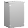 Netrack 19" wall-mount rack cabinet, 18U 600*450, glass door, grey, flat-pack