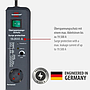 Brennenstuhl Secure-Tec 19.500A, 8*CEE 7/4, 1*CEE 7/7, 3m, must pikendusjuhe
