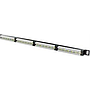 19" 0.5U UTP patch paneel, 24*RJ45, Cat6, krone terminalid, metallist, must