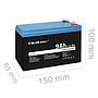 Qoltec LiFePO4 lithium iron phosphate battery 12.8V, 9Ah, 115.2Wh, BMS