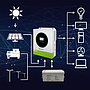 Qoltec hybrid off-grid solar inverter 3500W, 100A, 24V, MPPT, BMS, sinus, Wi-Fi option, power factor 1.0