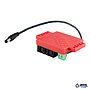 Gigabit PoE adapter reducing voltage to 5V/12V/24V, Pout 20W 802.3af/at & passive