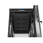 Lanberg 19" free-standing rack cabinet, 32U/600*1000 with mesh door (flat pack), LCD, black