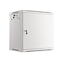 Lanberg 19" wall-mount rack cabinet, 12U 600*450, steel doors, grey, flat-pack
