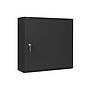 Lanberg wall-mount rack cabinet 19" 6U+3U/540*540*200 low-profil, black, assembled