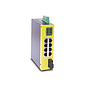 Industrial, managed 6-port 10/100 Fast Ethernet RJ45/copper + 2-port, 100FX Switch, w/Fiber transceiver-SC/singlemode, 20KM, SNMP/Telnet/Web management, with VLAN, QoS, Port Control; operating temperature: -20℃ ~ +70℃ with Din-Rail kit; without power adapter