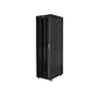 Lanberg free-standing rack 47U*800*1000 19" with glass door, LCD, black, flat pack