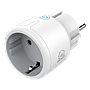 Deltaco Smart Home power switch, LED indicator, WiFi 2.4GHz, 1xCEE 7/3, 15A, timer, white