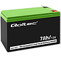 Qoltec AGM battery 12V 7 Ah maintenance-free, efficient, LongLife, for UPS & security